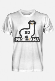 Męski T-shirt "No Probllama"