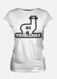 Damski T-shirt "No Probllama"