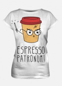 Damski T-shirt "Espresso Patronum"