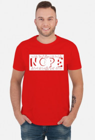 KOSZULKA NOPE - RED