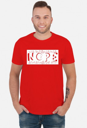 KOSZULKA NOPE - RED