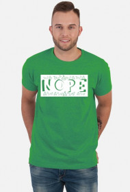 KOSZULKA NOPE - GREEN