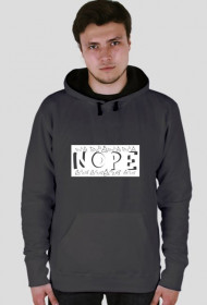 BLUZA (KAPTUR) NOPE - BLACK