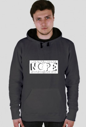 BLUZA (KAPTUR) NOPE - BLACK