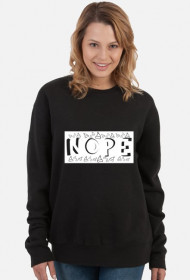 SWETER NOPE - BLACK