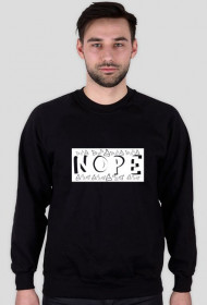 BLUZA NOPE - BLACK