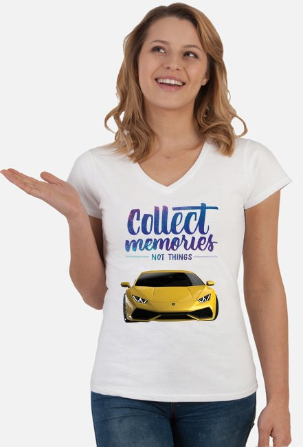 Lamborghini Huracan T-shirt Damski W Serek