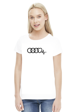 Audi bicie serca tshirt damski