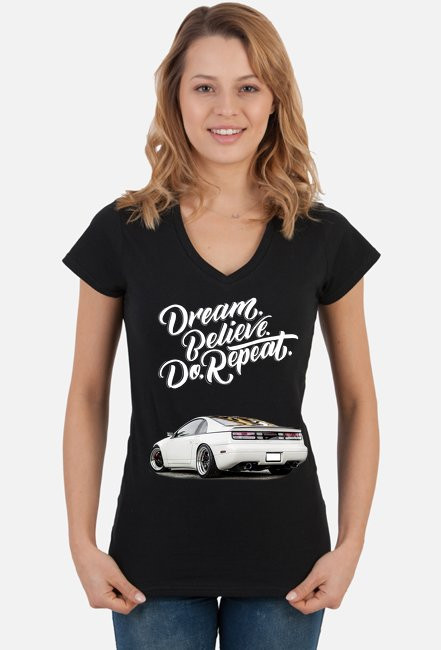 Nissan 300ZX T-shirt Damski W Serek