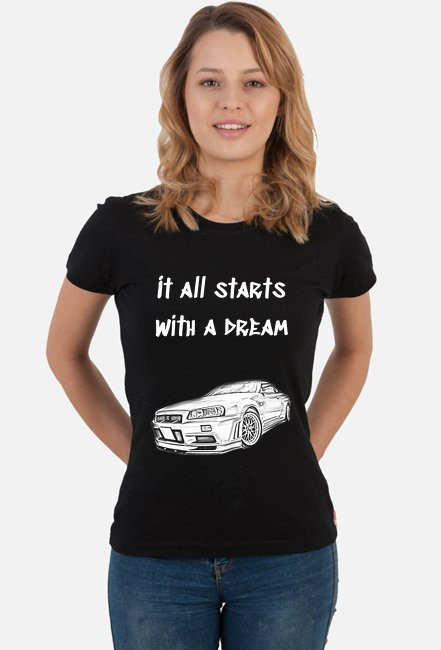 Nissan Skyline GT-R T-shirt Damski