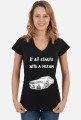 Nissan Skyline GT-R T-shirt Damski W Serek
