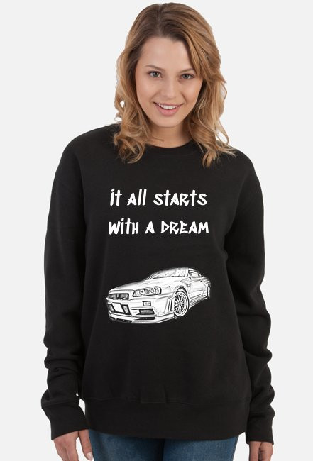 Nissan Skyline GT-R Bluza Damska