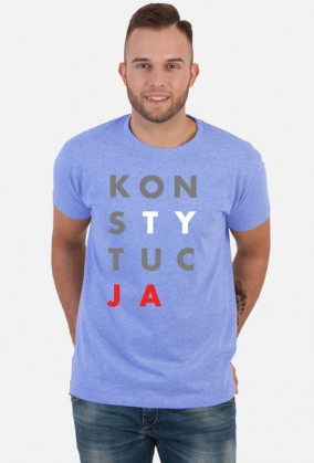 Konstytucja koszulka granatowa niebieska t-shirt