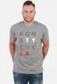 Konstytucja koszulka granatowa niebieska t-shirt