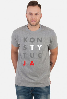 Konstytucja koszulka granatowa niebieska t-shirt