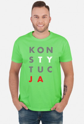 Konstytucja koszulka granatowa niebieska t-shirt
