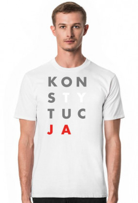 Konstytucja koszulka granatowa niebieska t-shirt