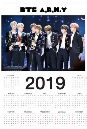 BTS A.R.M.Y KALENDARZ