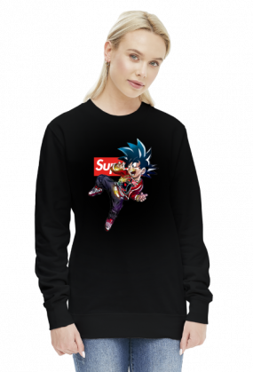 Bluza Goku Supreme Golden dla Niej - Anime Street Wear