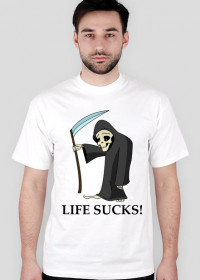 Koszulka Męska - "Life Sucks!"