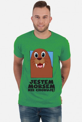 JESTEM MORSEM - LOGO KLATKA + PLECY