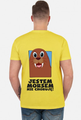 JESTEM MORSEM - LOGO KLATKA + PLECY