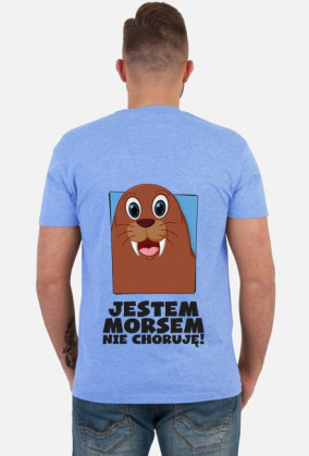 JESTEM MORSEM - LOGO KLATKA + PLECY