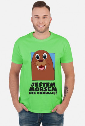 JESTEM MORSEM - LOGO KLATKA + PLECY