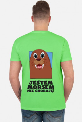 JESTEM MORSEM - LOGO KLATKA + PLECY