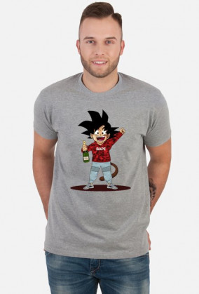 Koszulka Męska Bape Goku - Dragon Ball