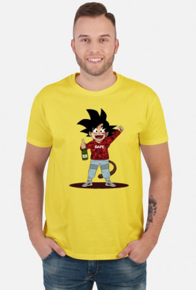 Koszulka Męska Bape Goku - Dragon Ball