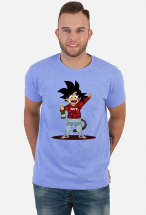 Koszulka Męska Bape Goku - Dragon Ball
