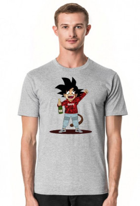 Koszulka Męska Bape Goku - Dragon Ball