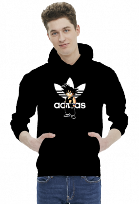 Bluza z kapturem Męska Goku White - Dragon Ball