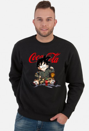 Bluza Męska Goku Cola - Dragon Ball Oferta Limitowana