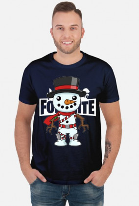 Koszulka Męska Bałwanik - Fortnite Edycja Limitowana