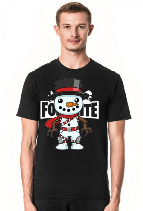 Koszulka Męska Bałwanik - Fortnite Edycja Limitowana