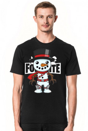 Koszulka Męska Bałwanik - Fortnite Edycja Limitowana