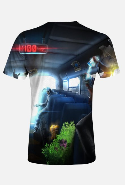 Koszulka Męska Battlebus - Specjalna Edycja Fortnite