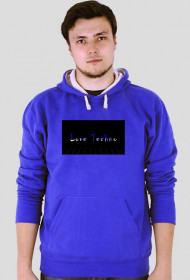 Bluza z kapturem Love Techno