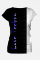 T-shirt full print Love Techno