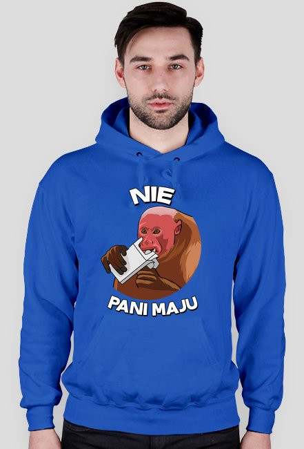 Nie Pani Maju - bluza męska z kapturem