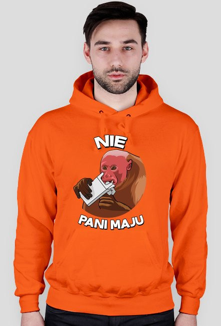 Nie Pani Maju - bluza męska z kapturem