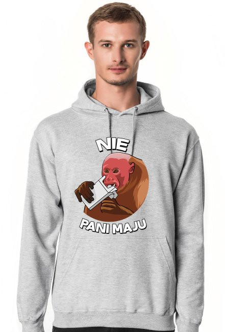 Nie Pani Maju - bluza męska z kapturem
