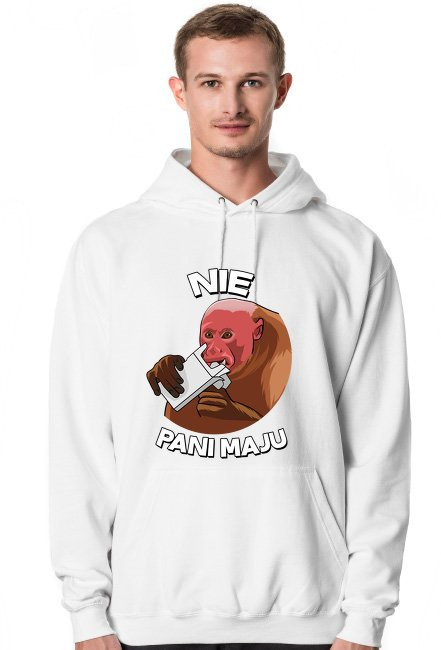 Nie Pani Maju - bluza męska z kapturem