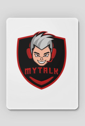 Czerwone Logo - Podkładka pod mysz | MyTalk.PL