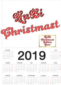 Kalendarz 2019 "KuBi Christmast Collection" Biały