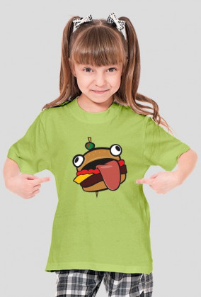 Dla dziewczynki Koszulka Burger - Fortnite Limited Edition