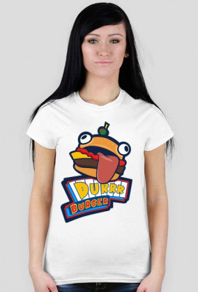Damska Koszulka Durr Burger - Fortnite Limited Edition