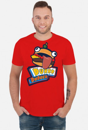 Męska Koszulka Durr Burger - Fortnite Limited Edition